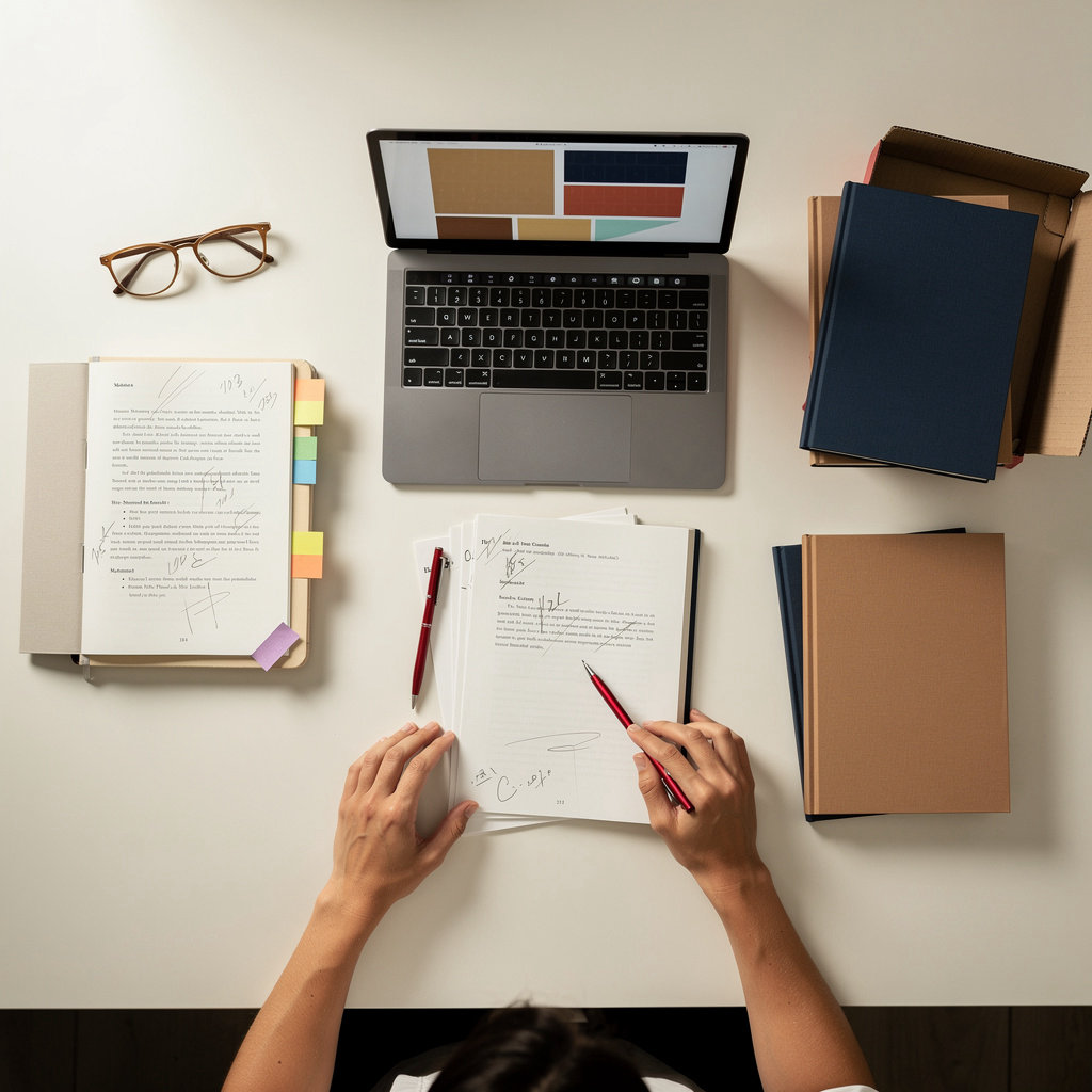 LAW Media Publishing House CIC professional book publishing process workflow showing manuscript to finished book production steps